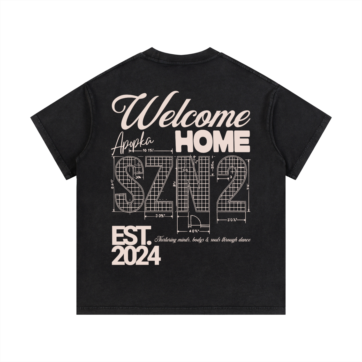 Adult "Welcome Home" Vintage Washed Tee