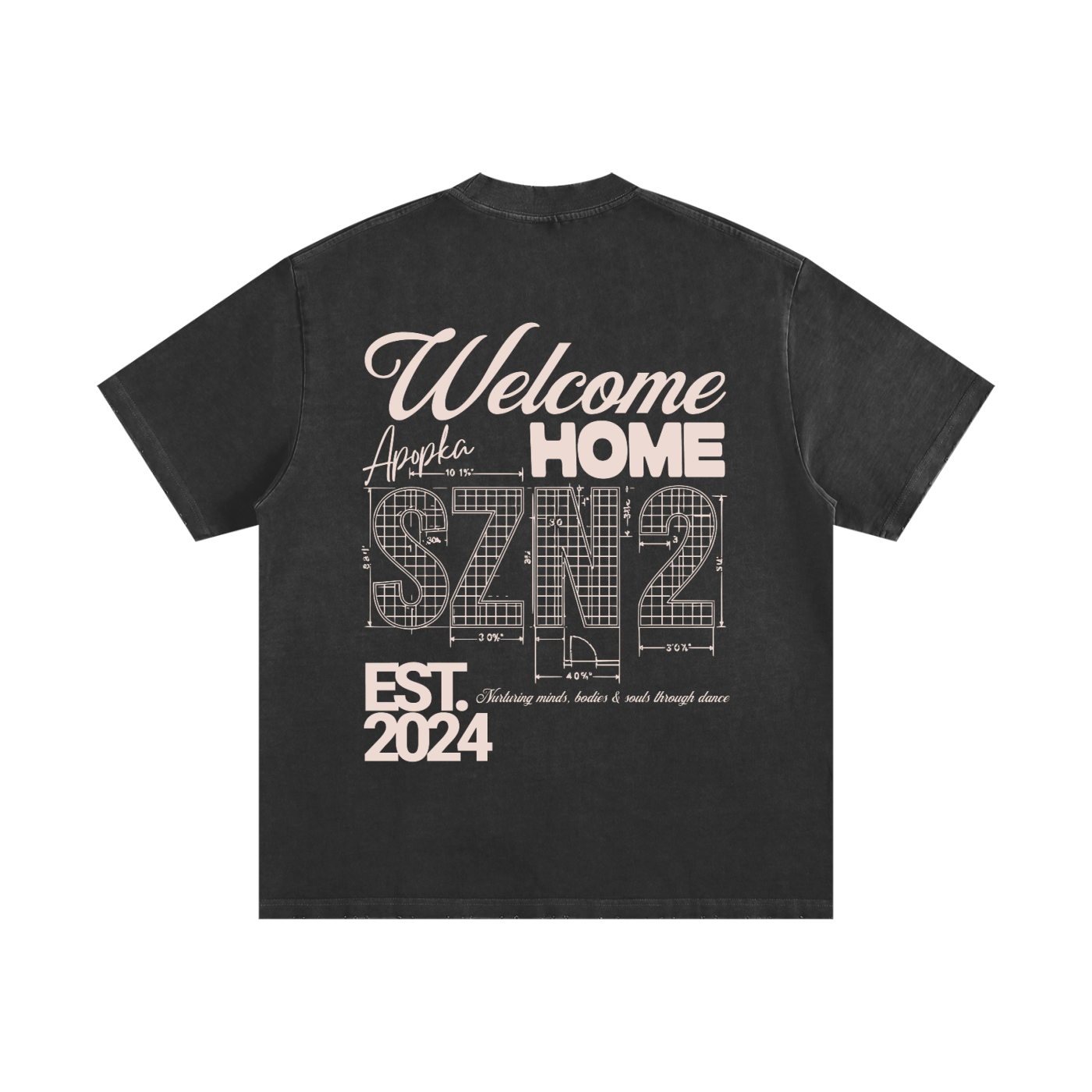 Adult "Welcome Home" Vintage Washed Tee