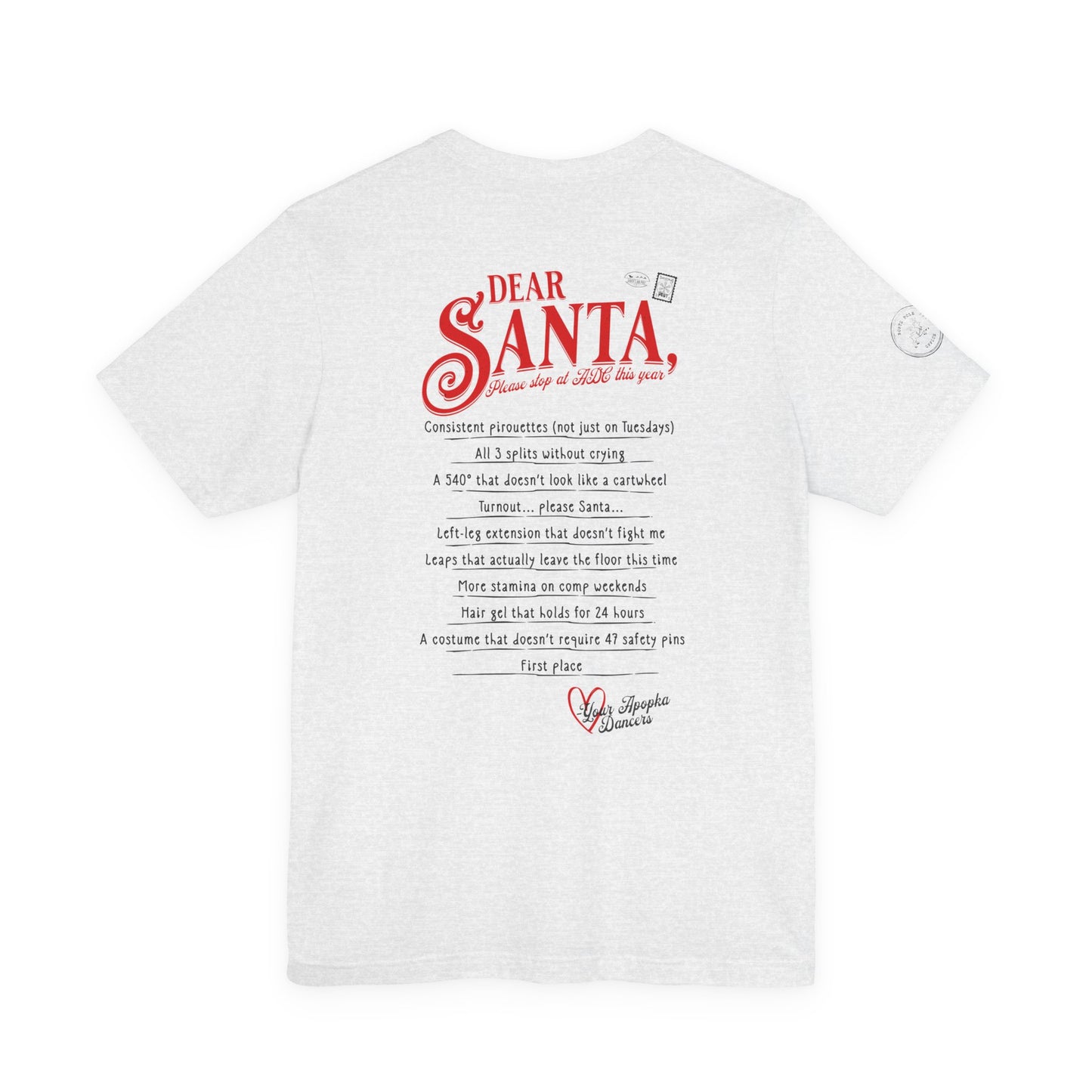 Adult Dear Santa Graphic Tee