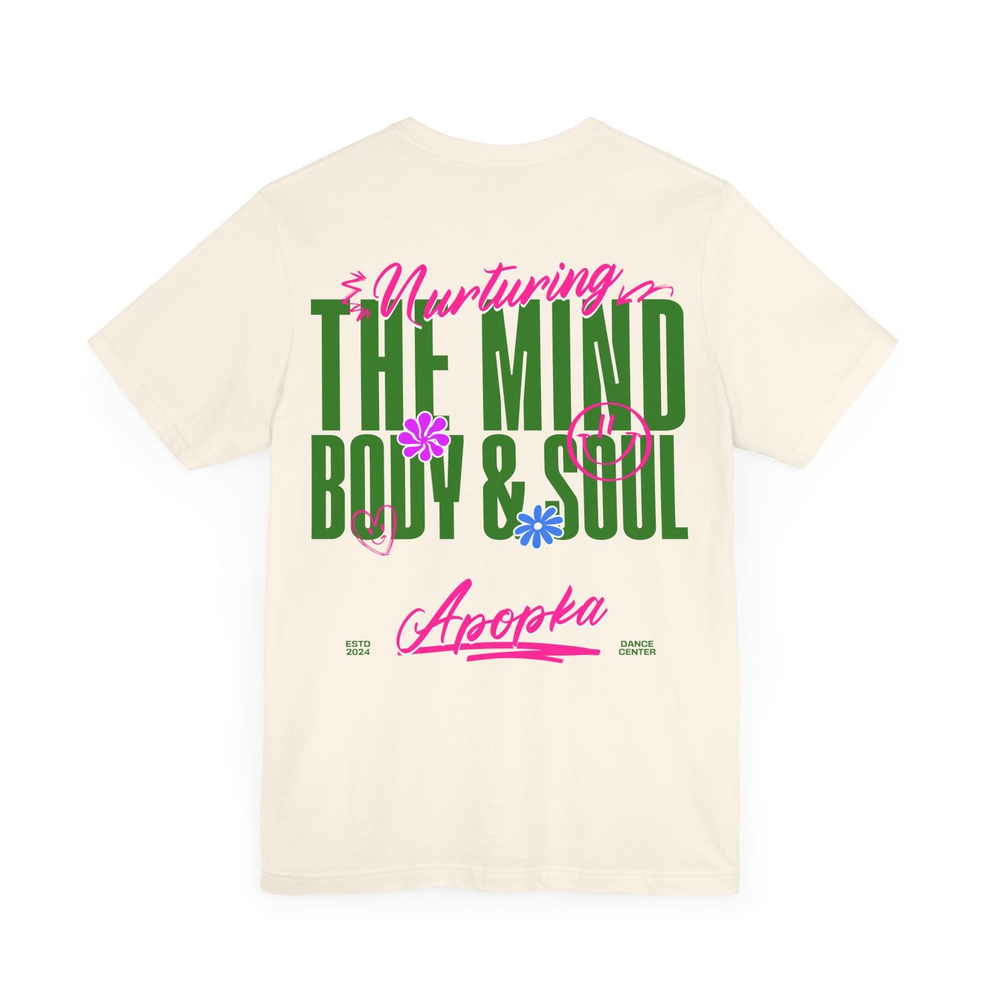 Adult Mind, Body, Soul Tee