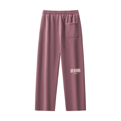 Adult "Welcome Home" Frayed Enzyme Washed Sweatpants
