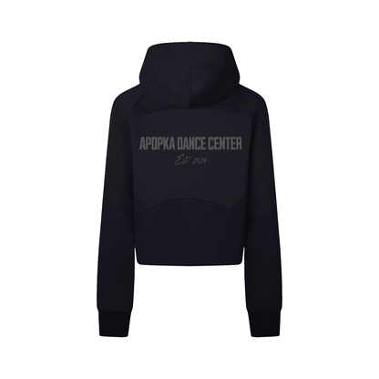 Adult Full Zip-Through Hoodie in Black