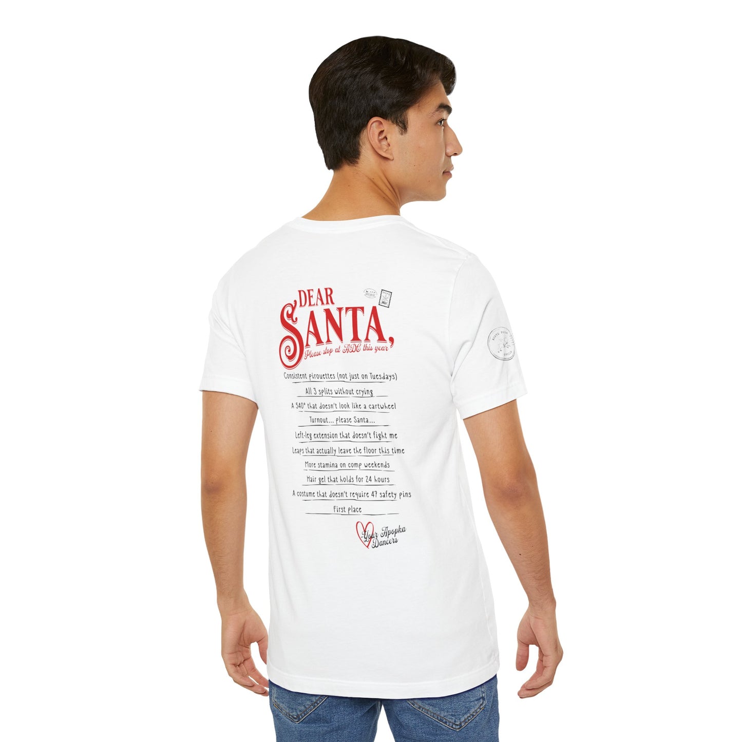 Adult Dear Santa Graphic Tee
