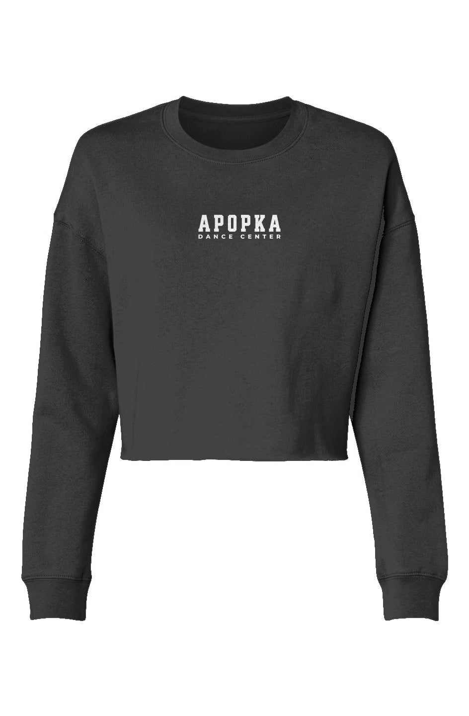 Adult Embroidered Cropped Crewneck 