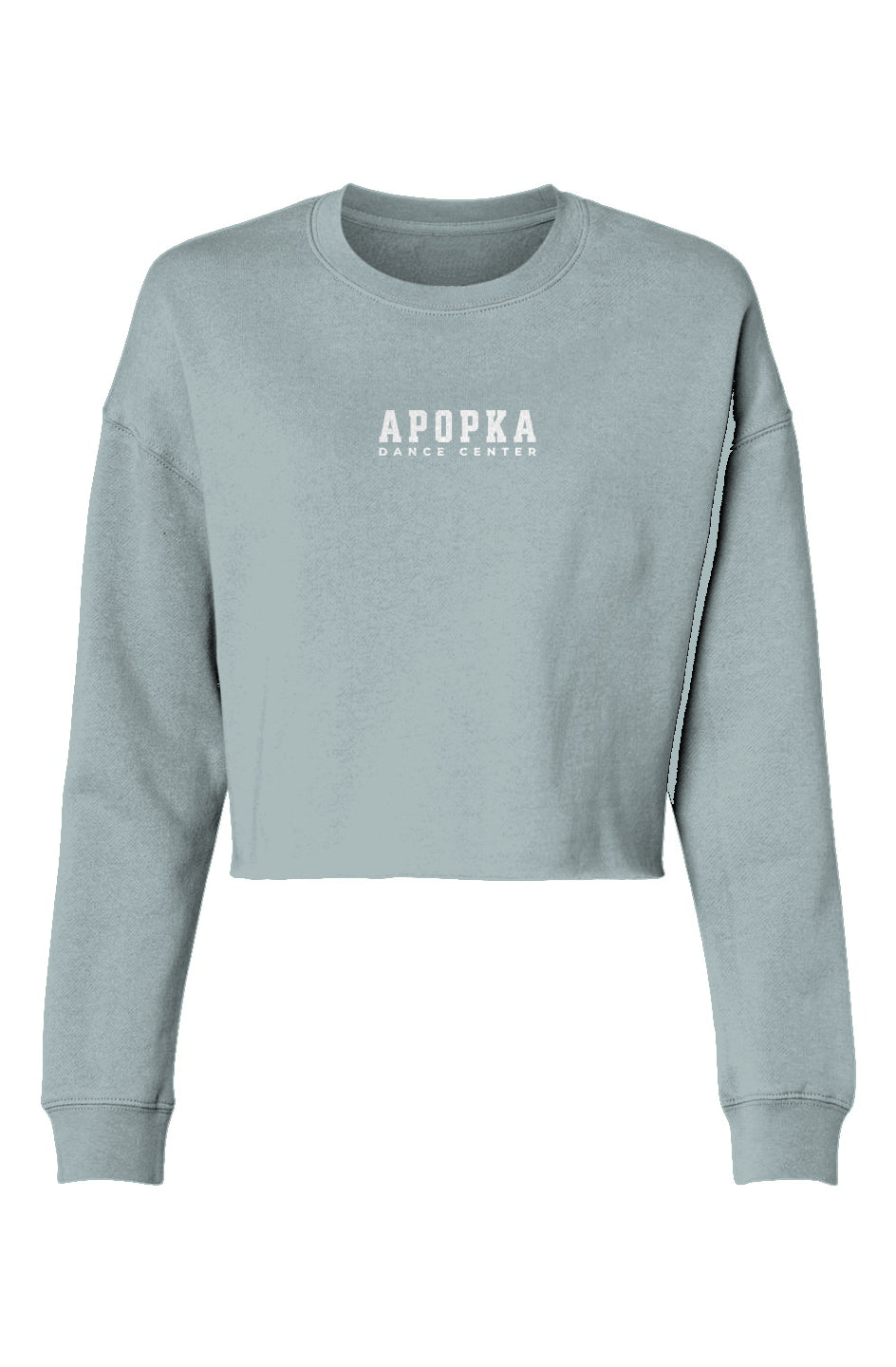 Adult Embroidered Cropped Crewneck 