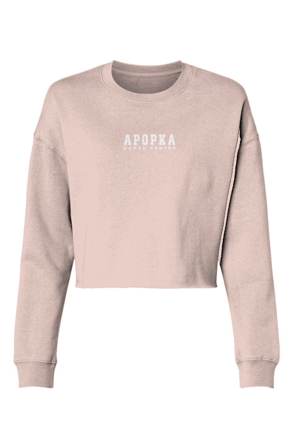 Adult Embroidered Cropped Crewneck