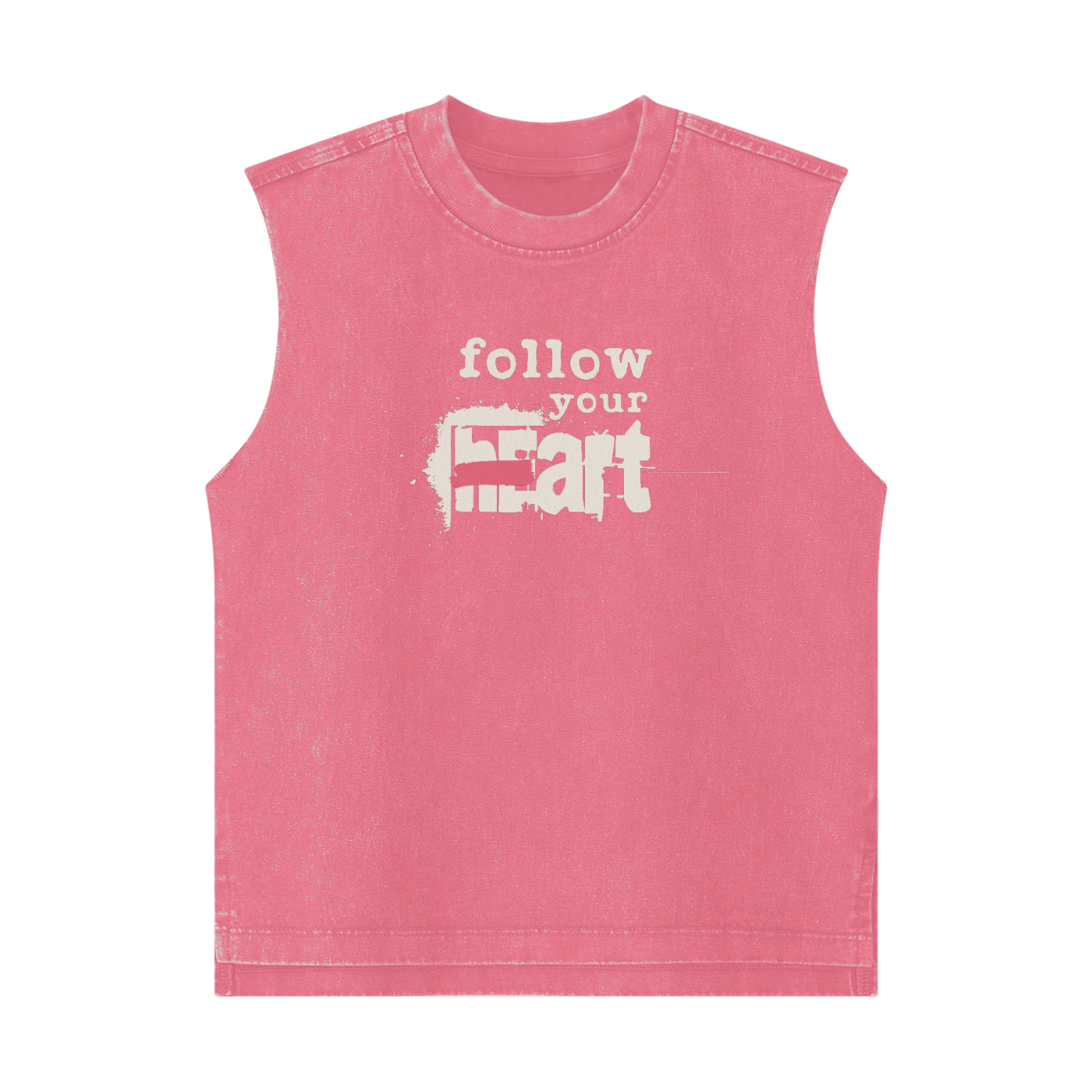 Youth Follow Your Art Tank in Pink