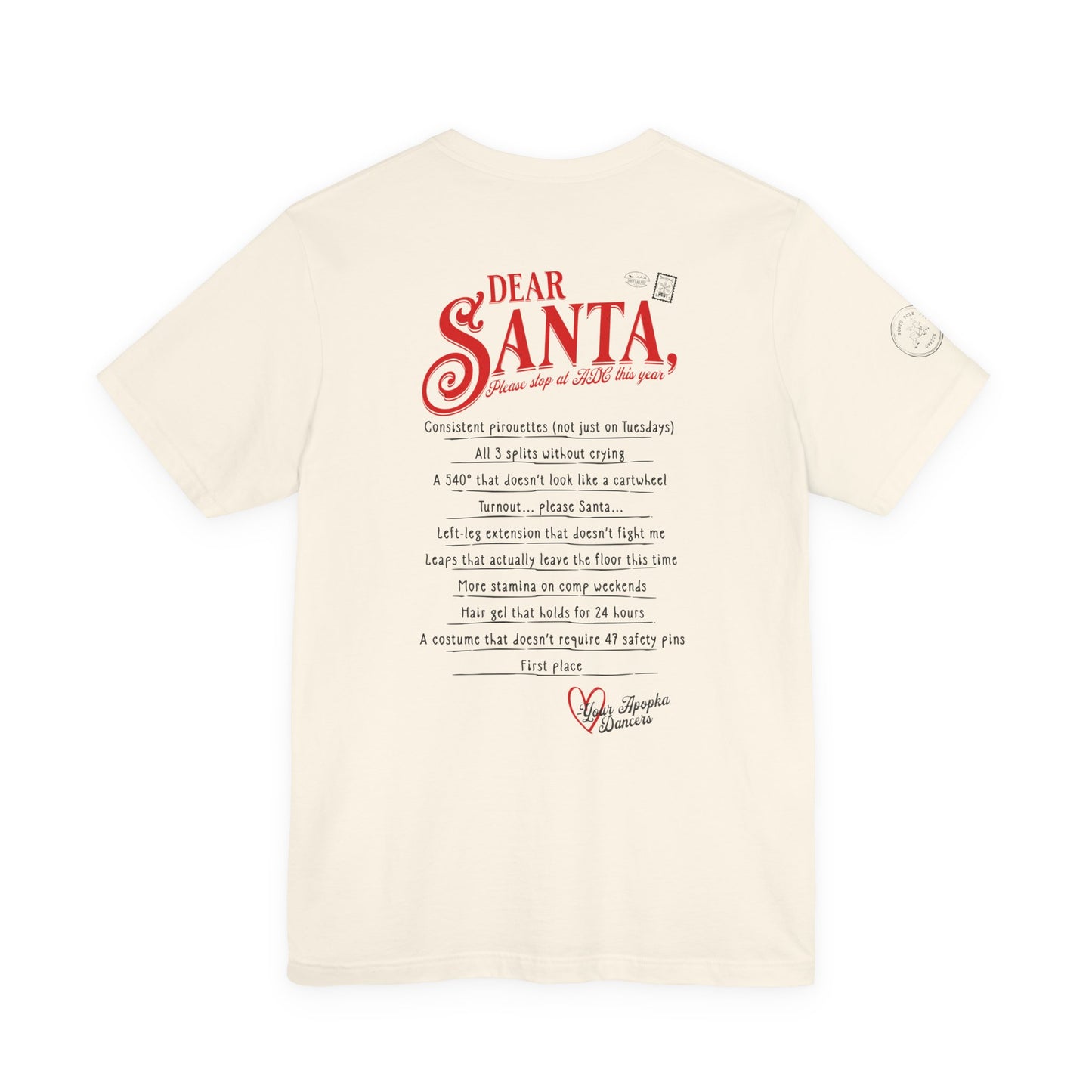 Adult Dear Santa Graphic Tee