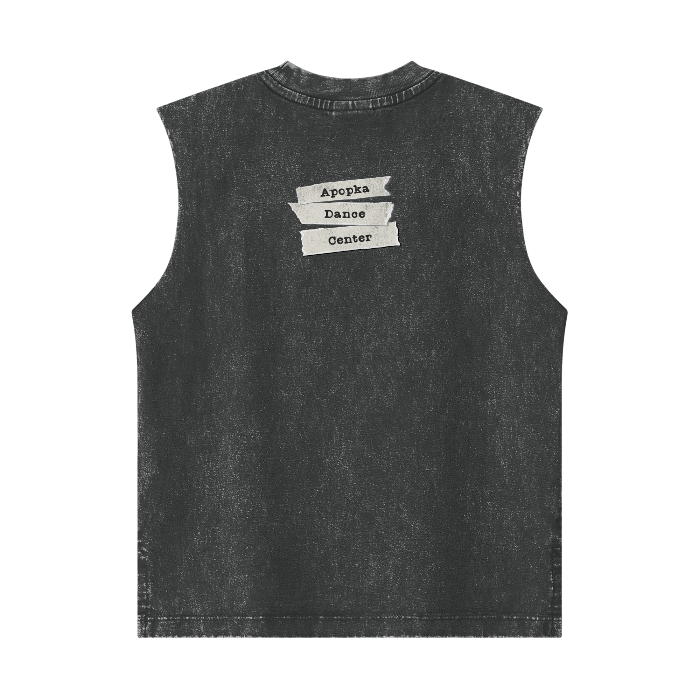 Youth Vintage Wash Tank in Black