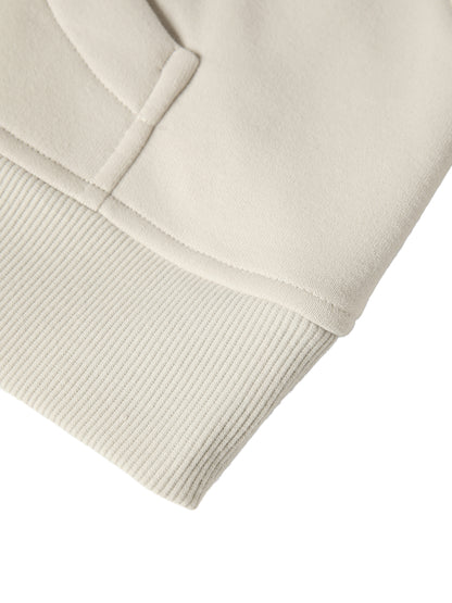 Cropped Half-Zip Sweatshirt