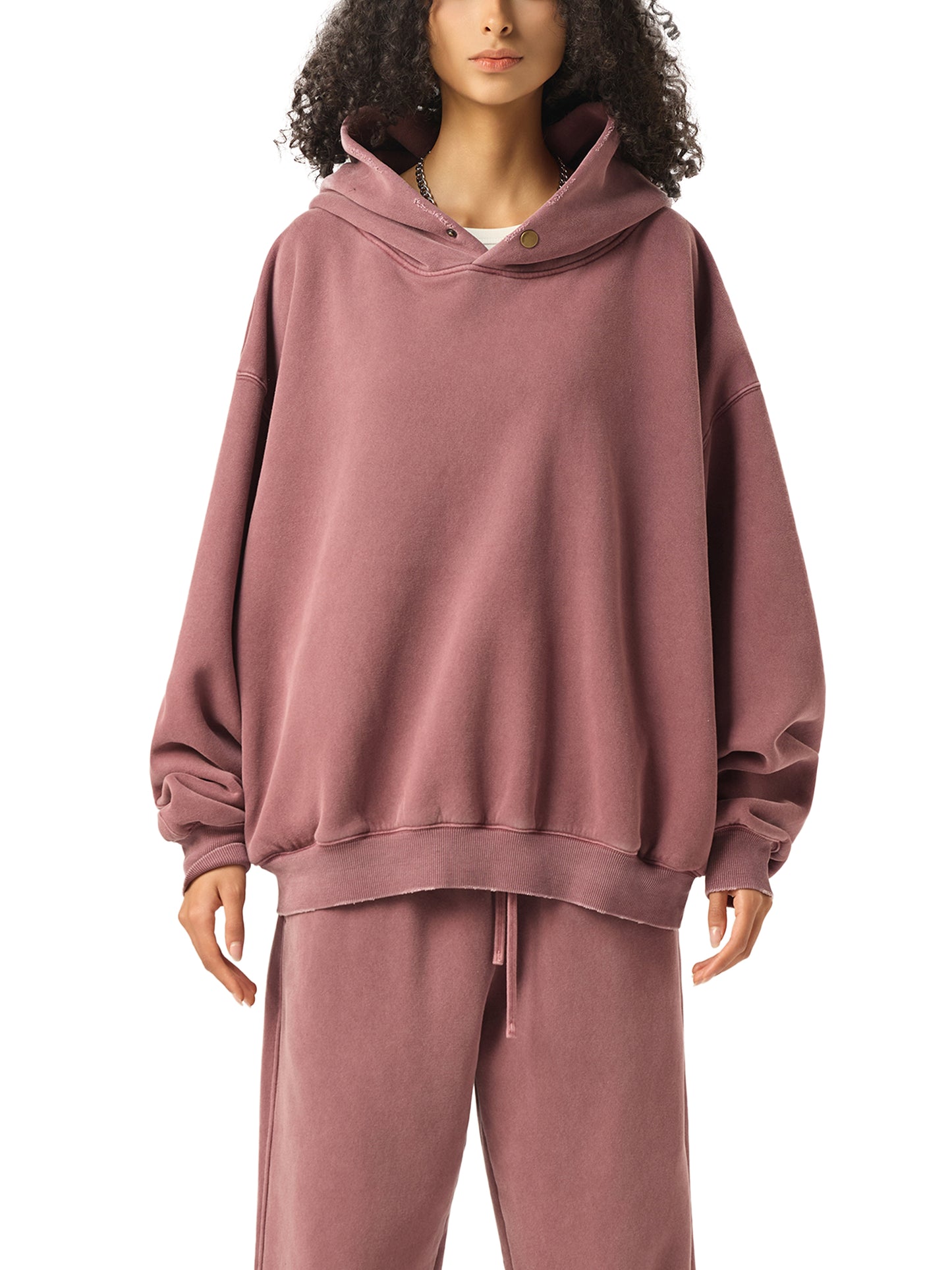 Adult "Welcome Home" Frayed Enzyme Washed Hoodie